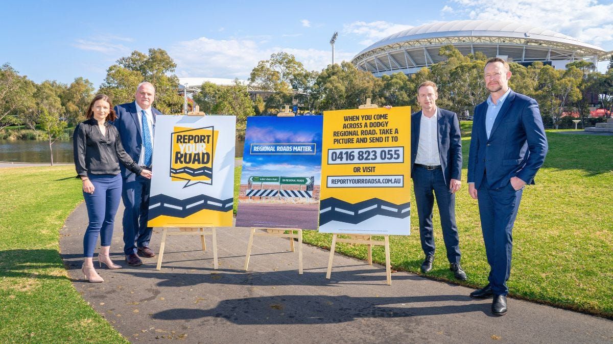 Public urged to report risky regional roads