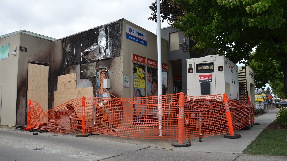 Arsonist arrested after fire damages Murray Bridge medical practice