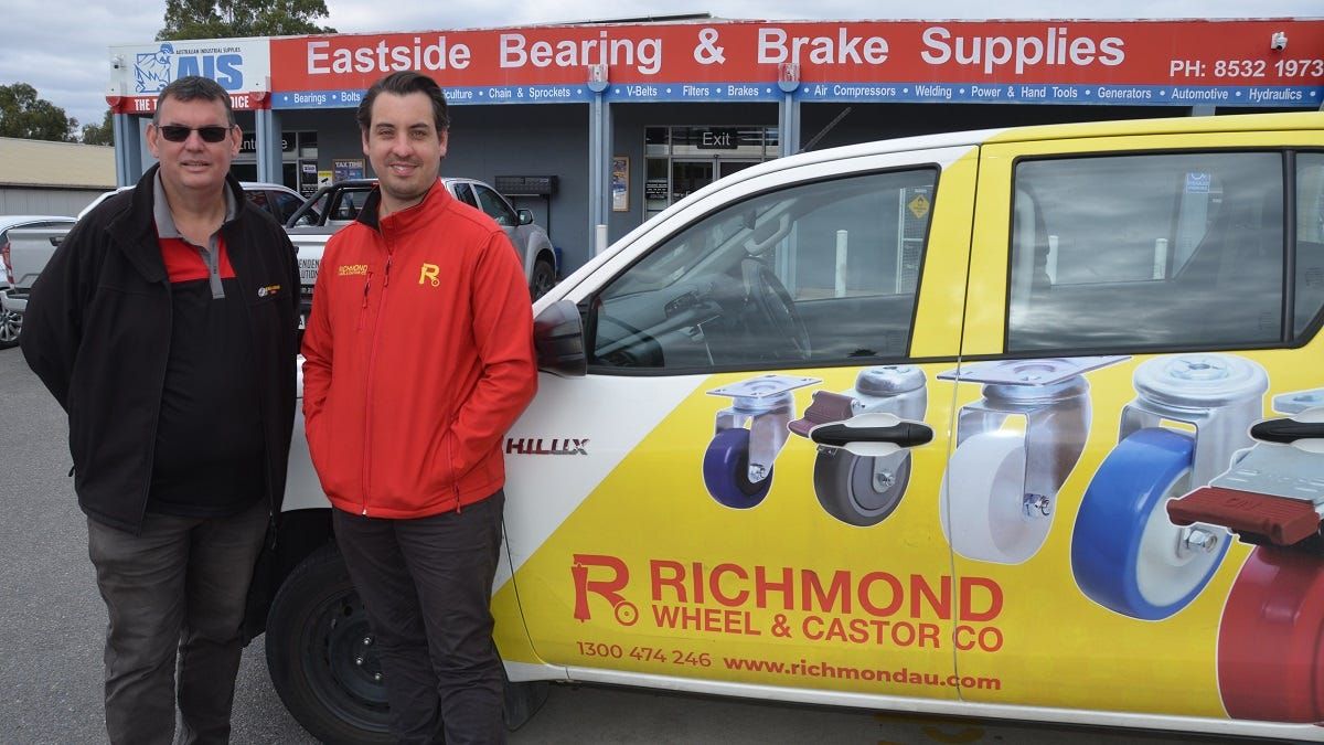 Eastside Bearing and Brake Supplies roll out Richmond Wheel and Castor Co products