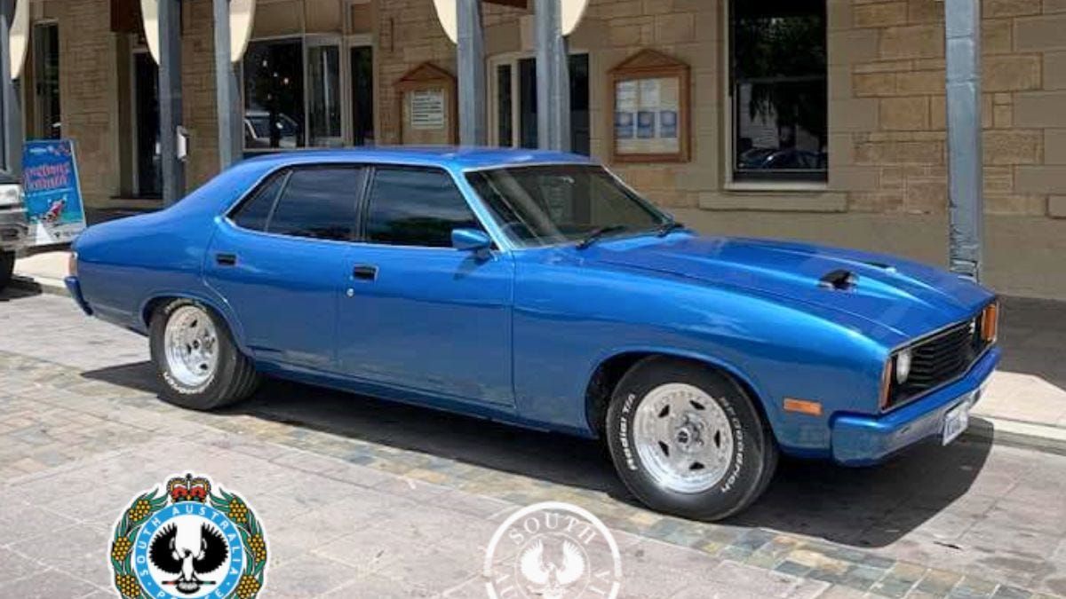 Classic Falcon, Commodore ute stolen at Kepa