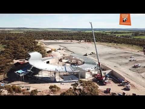 Monarto Safari Park's new visitor centre takes shape