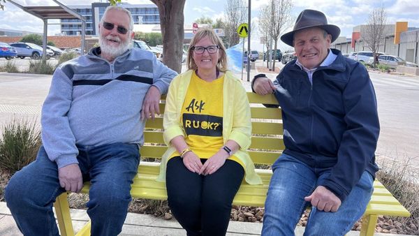 Start a conversation on Murray Bridge’s chatty bench