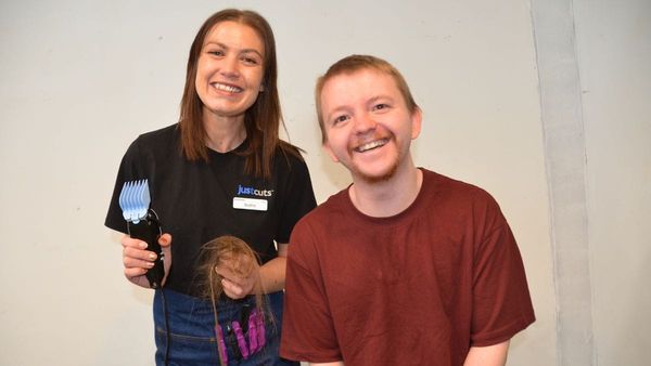 ‘Long-haired guy’ Oliver Asel shaves his head, raises $2000