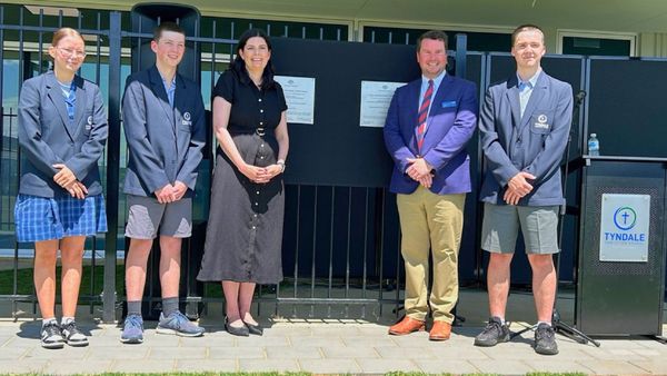Wellbeing and learning support centre opens at Tyndale Christian School