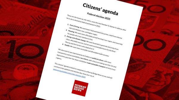 Citizens’ agenda: Cost of living is top priority for Murraylands voters