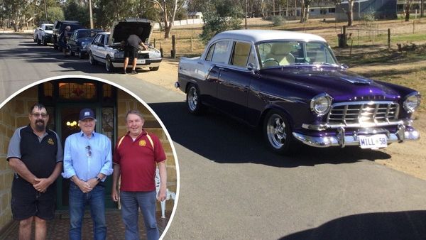 Murray Bridge car club cruises to Swan Reach for Conrod challenge