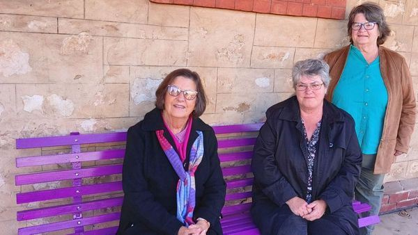 Anglican parish joins purple bench project to support domestic violence victims