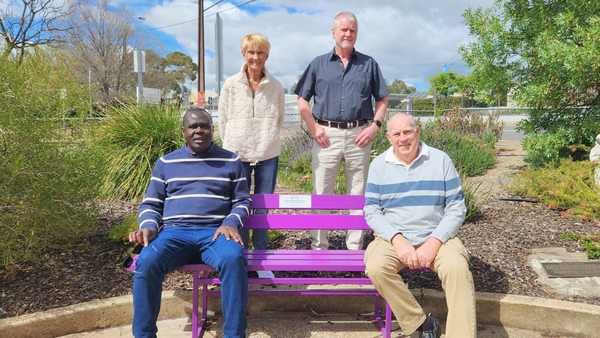 Purple bench project gains momentum in the Murraylands