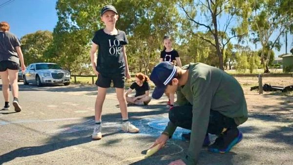 Kids lead the charge for new playground at Tailem Bend