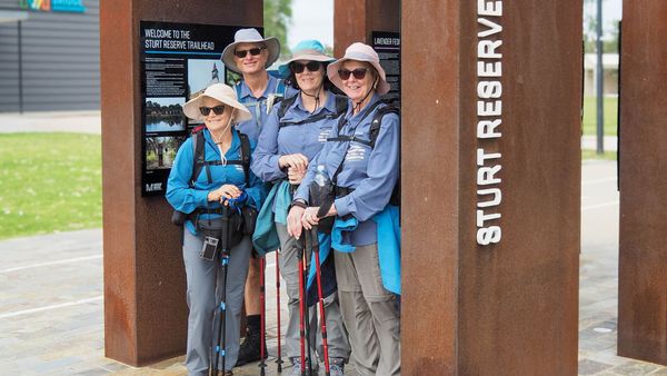 Winter walking season steps off with visitors from Queensland
