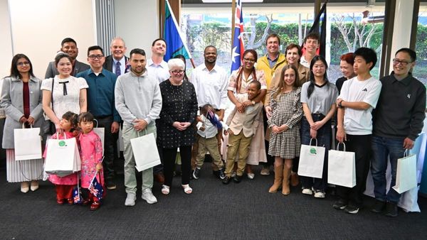 New Australians make their pledges on National Citizenship Day