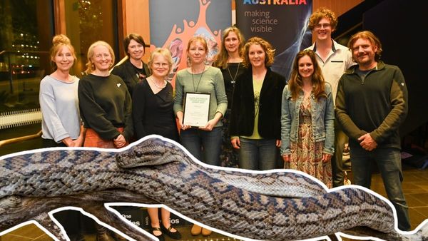 Murray-Darling python researchers recognised at SA Citizen Science Awards