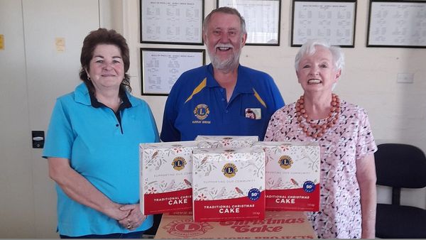 Lions’ Christmas cake donations lend a little cheer