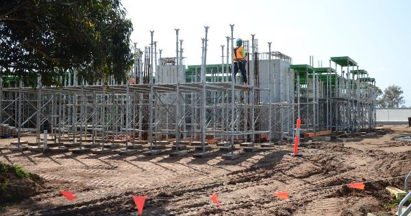 Builders get busy as school holidays roll on
