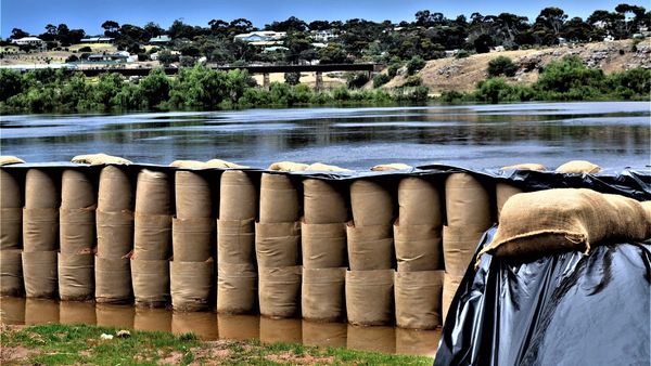 Life Through the Lens: Sandbags and a baby in a manger