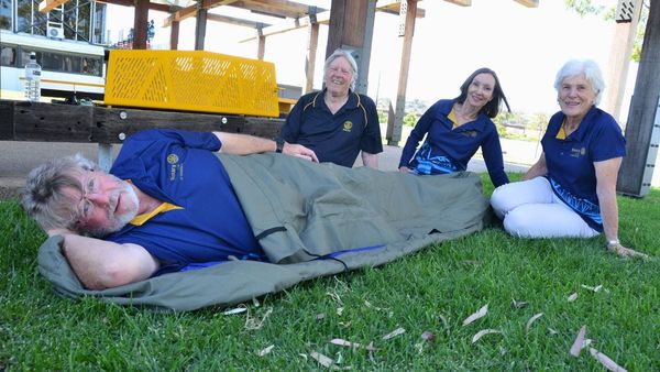 Rotary Club will make swags available to locals sleeping rough