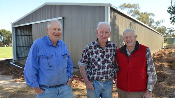 Callington Show’s new shed is up