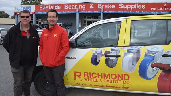 Eastside Bearing and Brake Supplies roll out Richmond Wheel and Castor Co products
