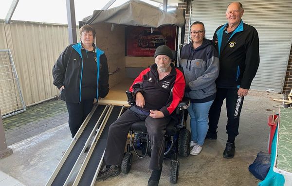 Murray Bridge City Lions Club ramps up local’s camping dream