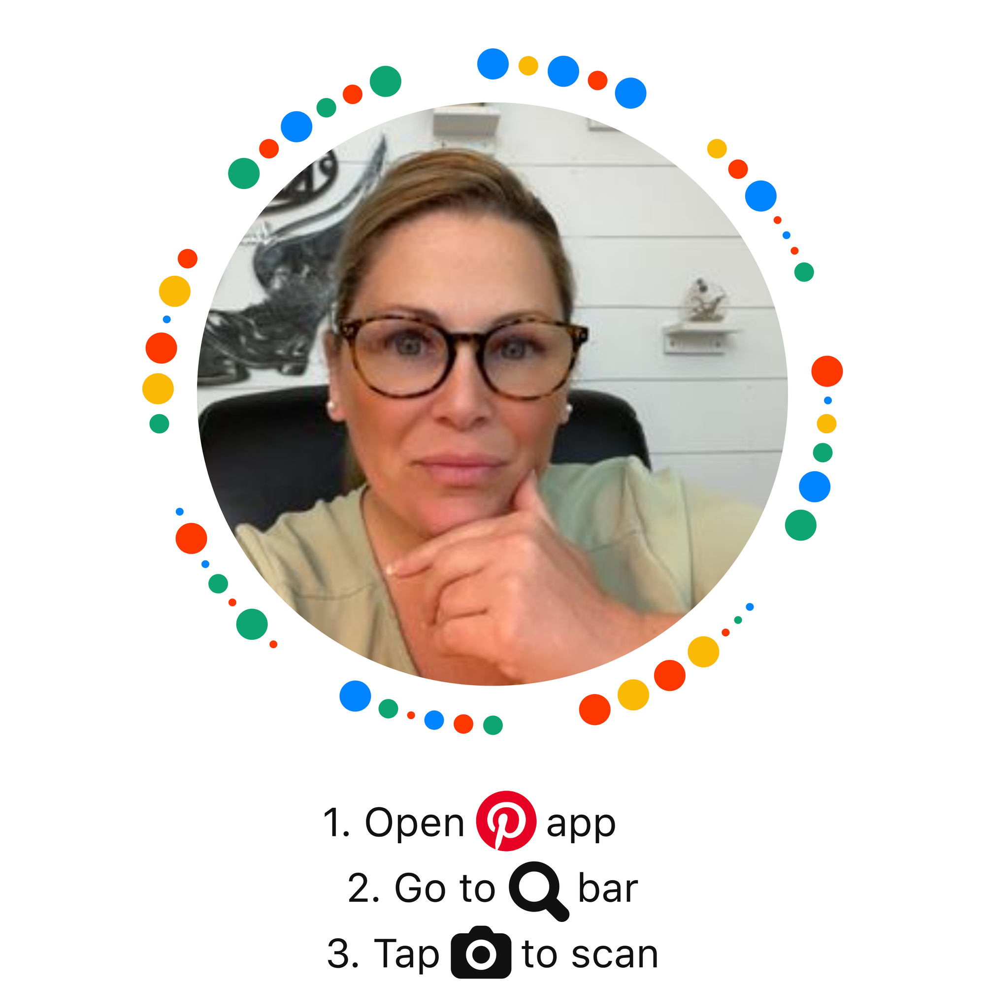 Scan to follow Kim Ward Digital Marketing Strategist on Pinterest