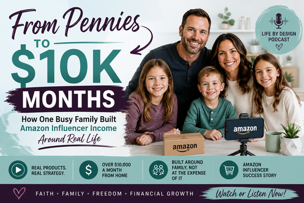 From Pennies to $10,000 Months: How One Family Built Amazon Influencer Income Without Sacrificing Family Time