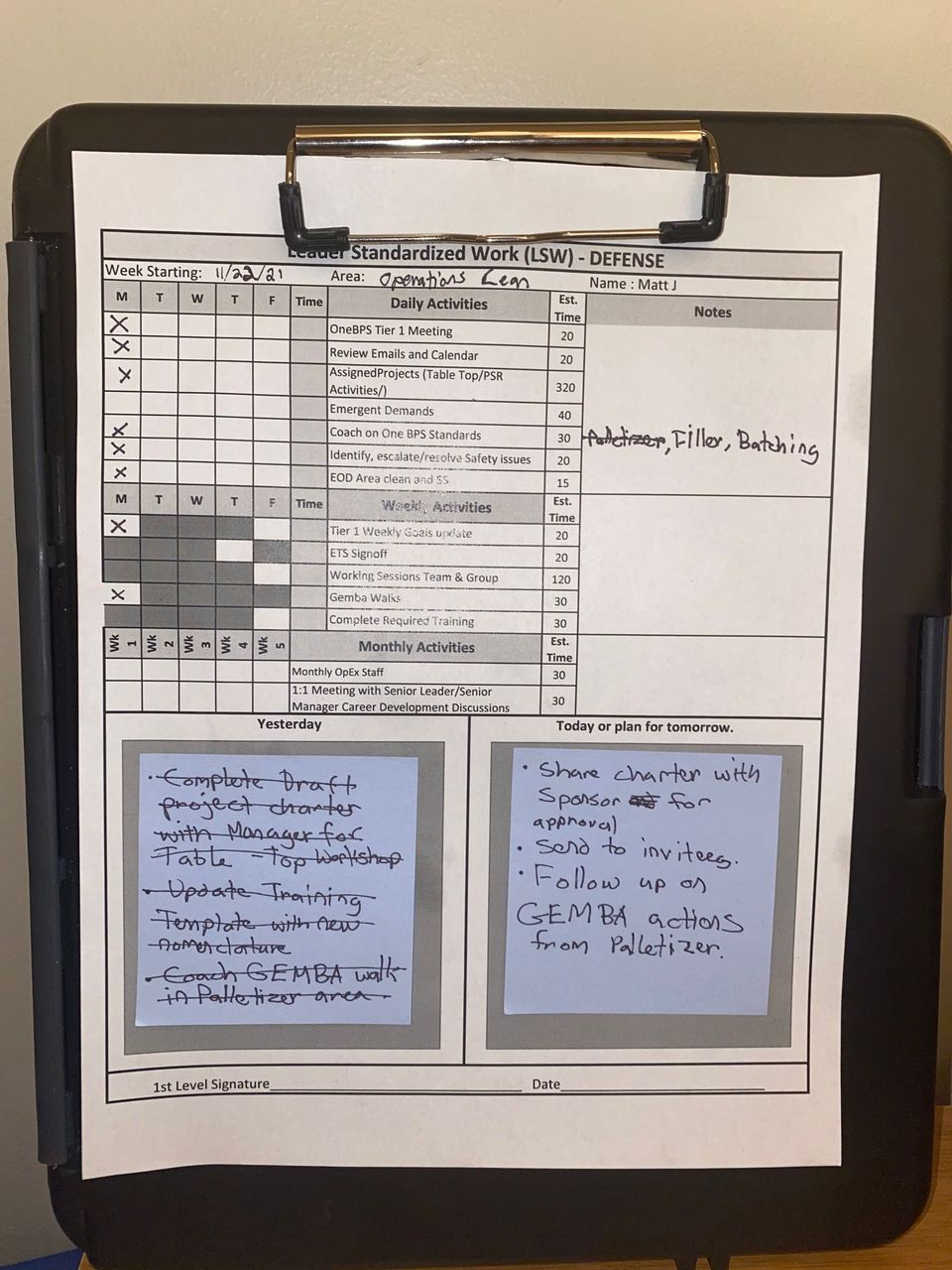 Leader-Led: Leader Standard Work (LSW) and Standard Work for Leaders.