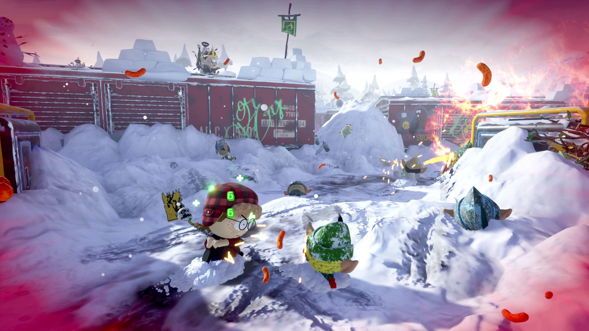 Non ce n’est pas juste vous : c’est moche. Image promotionnelle du jeu South Park : Snow Day