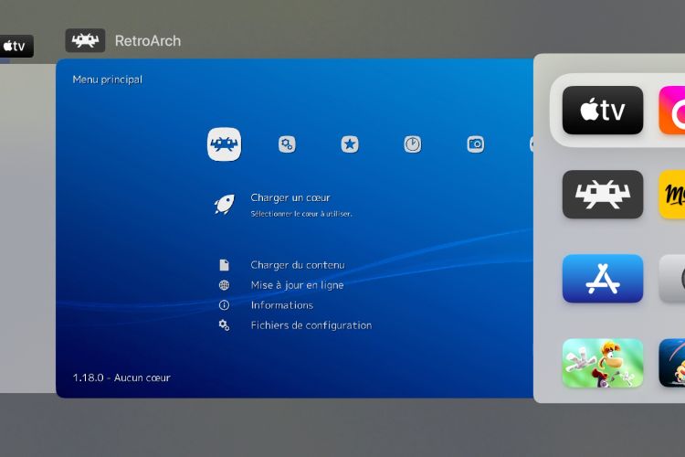 Émuler des jeux sur Apple TV : petit guide pour débuter avec RetroArch