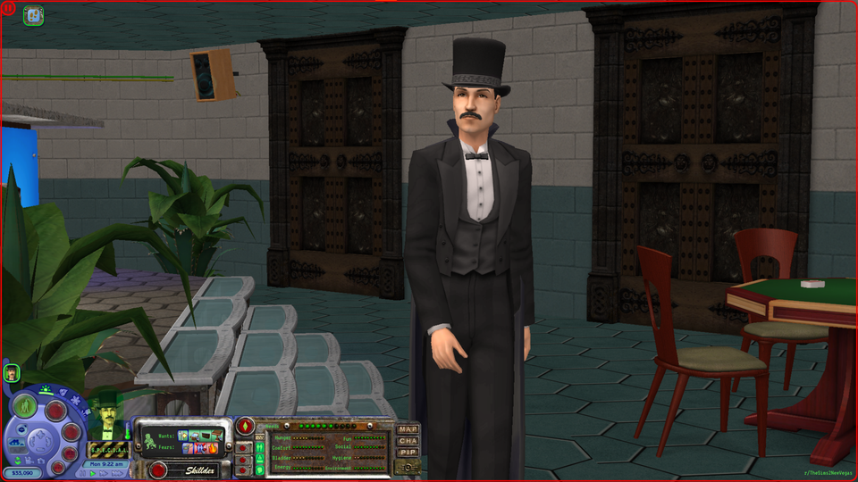 Fallout: New Vegas, mais dans Les Sims 2