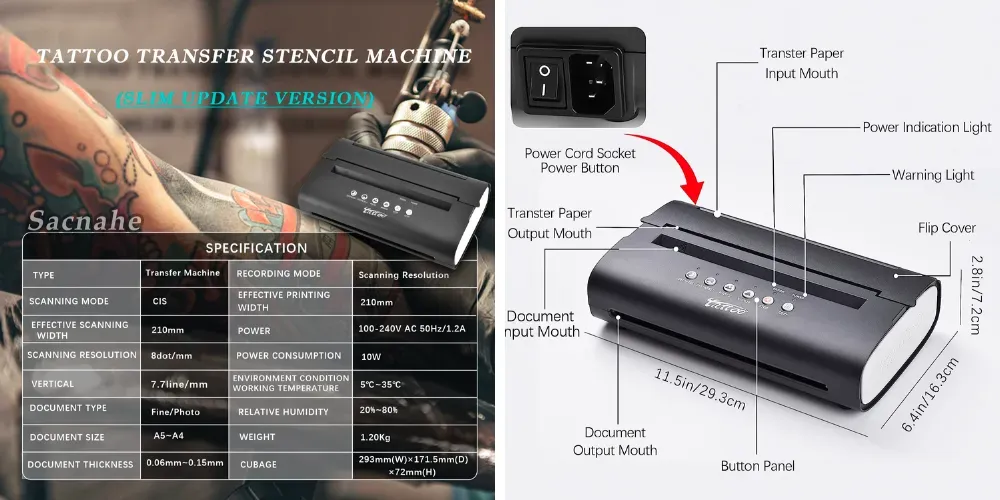 best tattoo stencil printer