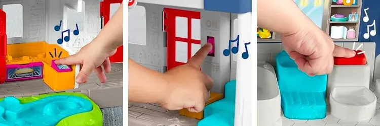 toddler dollhouse friends together