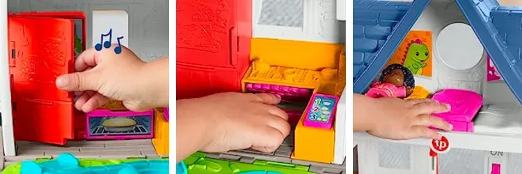 toddler dollhouse friends together