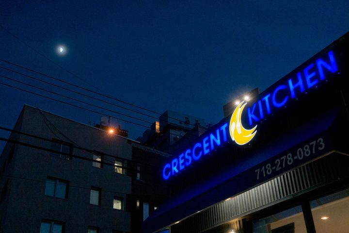 Walking to the Crescent Kitchen