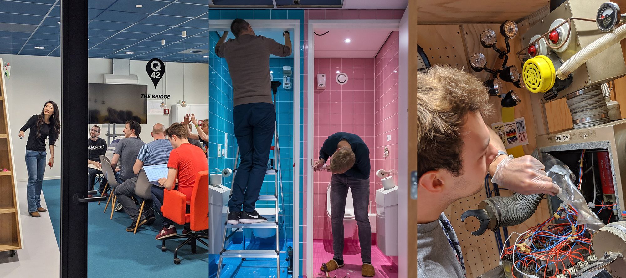 Collage van drie foto's met voorbeelden van Passietijd