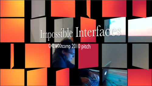 W00tcamp 2010 pitchronde 1