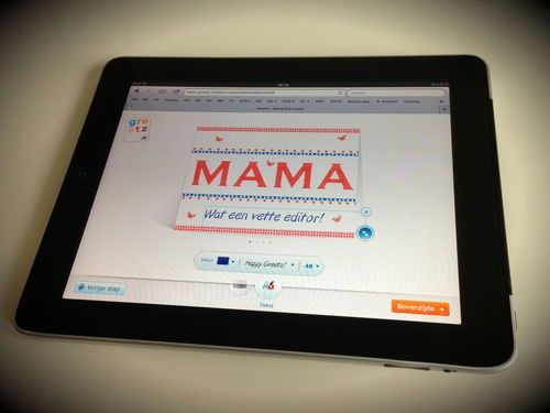 Release HTML5 editor voor Greetz