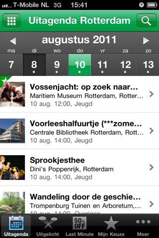 Uit app 3.0: nu met meer steden