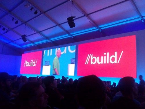 Q-er Michiel bij Microsoft BUILD conferentie