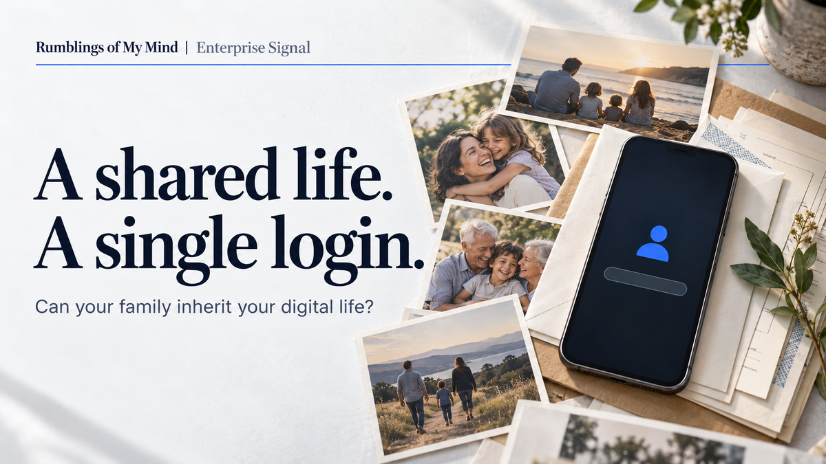 Can Your Family Inherit Your Digital Life?