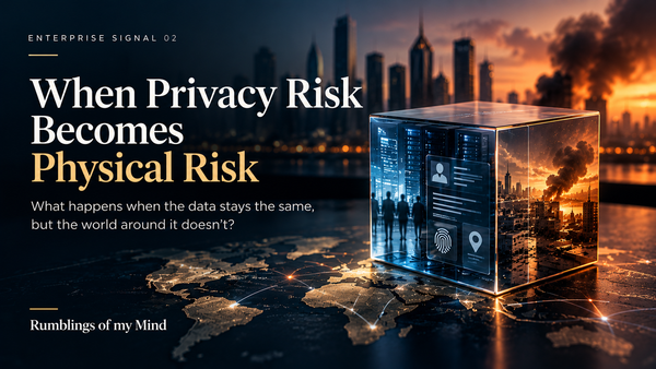 When Privacy Risk Becomes Physical Risk