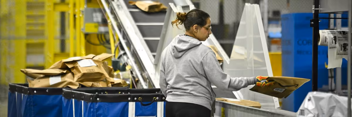 Amazon Warehouse Operates On Cyber Monday