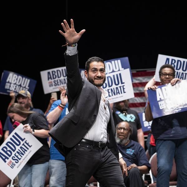 Michigan Senate Candidate Abdul El-Sayed Holds Rally In Detroit With Sen. Bernie Sanders And Rep. Alexandria Ocasio-Cortez