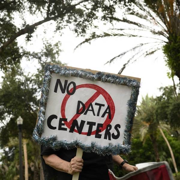 data center protest