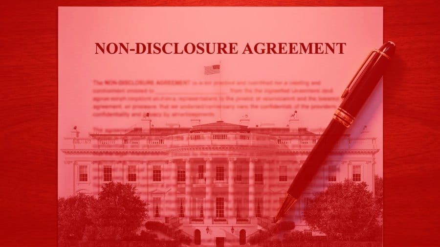Federal Workers May Soon Sign NDAs. The Only People That Protects Are the Ones They're Watching.