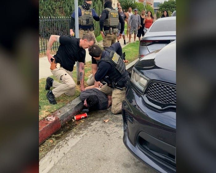 ICE Broke a US Citizen's Arm in Long Beach. The Department Won't Say Why It Detained Him.