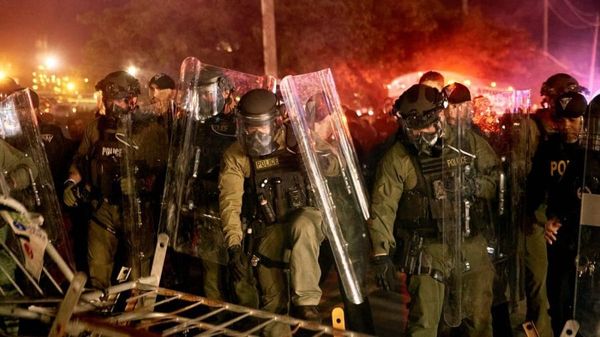 Newark Mayor Imposes Curfew Around ICE Detention Center. Detainees Inside Say They Were Beaten for Striking.