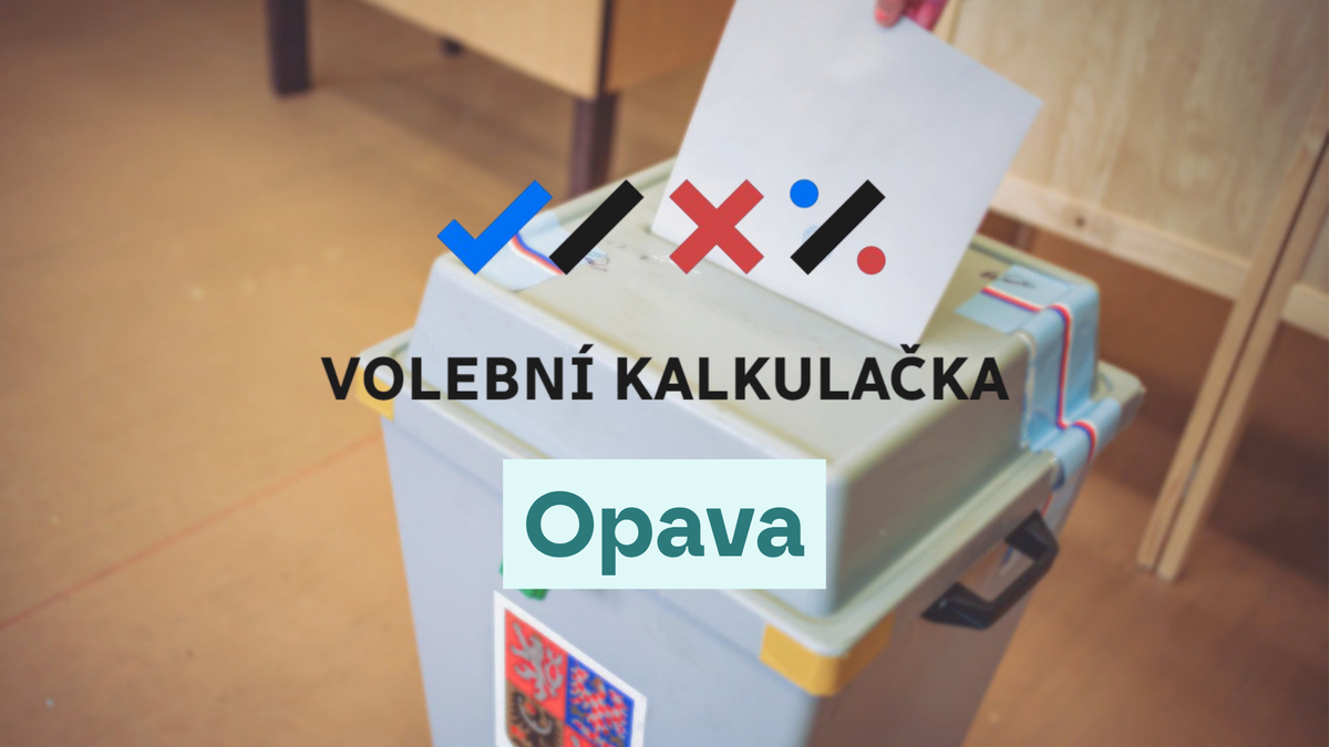 Nevíte, komu dát hlas? Pomůže vám volební kalkulačka pro Opavu