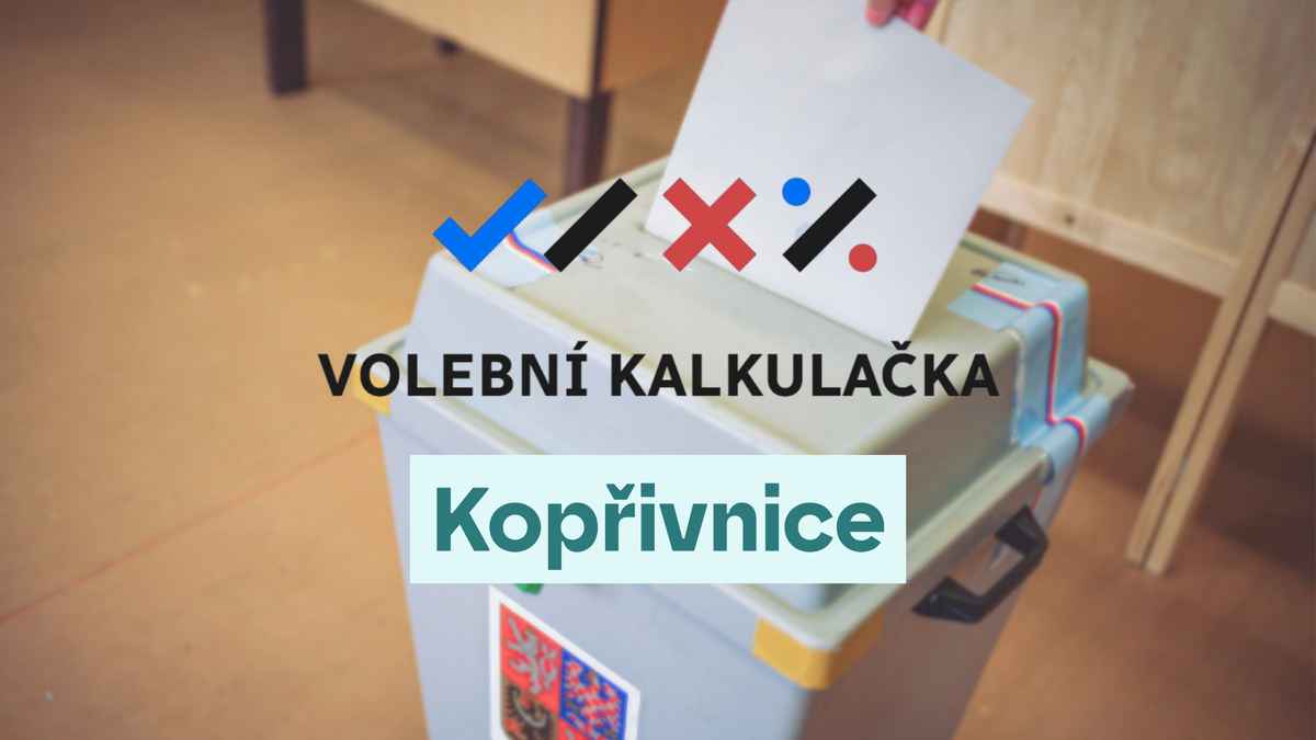Nevíte, komu dát hlas? Pomůže vám volební kalkulačka pro Kopřivnici
