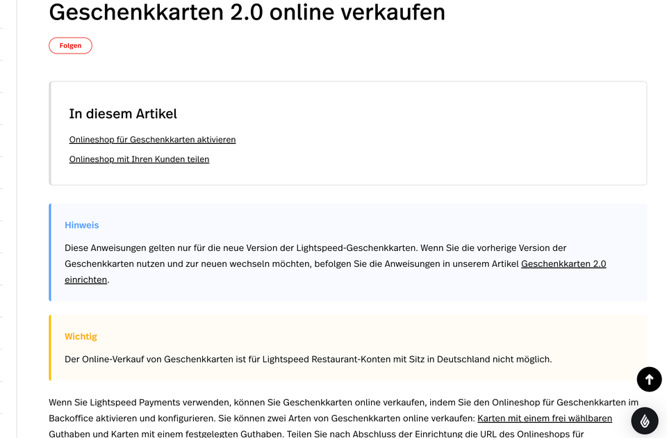 Geschenkgutscheine. Hässlich, nicht möglich, geht nicht. Also: Work arounds.