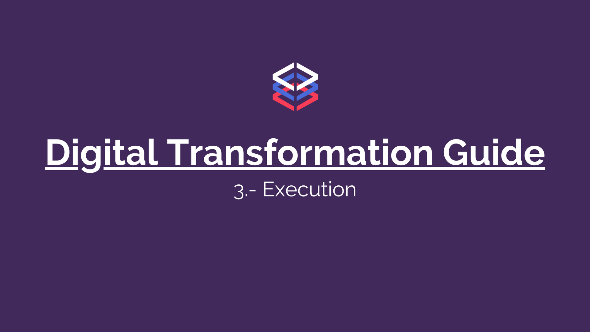 Digital Transformation Guide: Execution